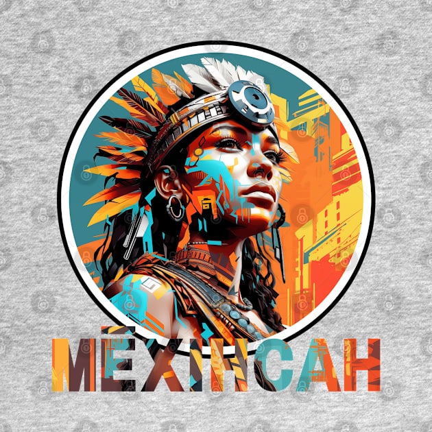 Urban Nahuatl Essence - Mēxihcah Pride High Contrast Streetwear by JT Digital